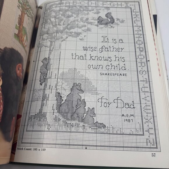 Holidays In Cross-Stitch 1987 Vanessa-Ann Collection Hardcover Book - Picture 8 of 9